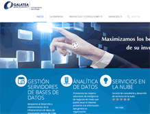 Tablet Screenshot of galatea-it.com